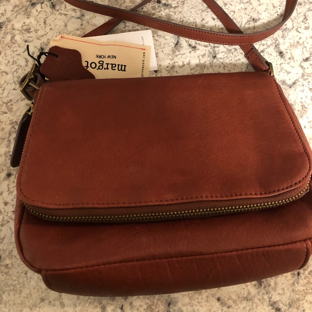 Leather crossbody